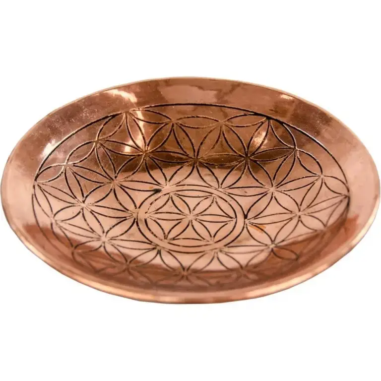 Copper Plate Engraved-Flower of Life