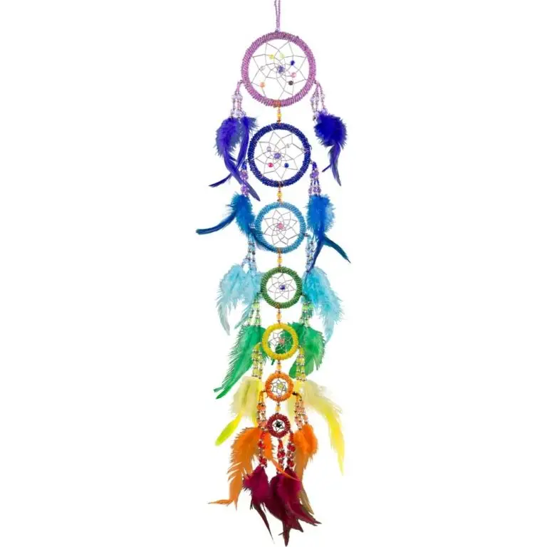 Beaded 7 Chakras Dreamcatcher | 24"