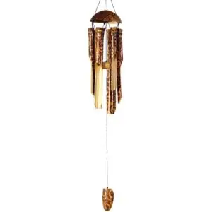 Windchime Bamboo Small Fire Burned