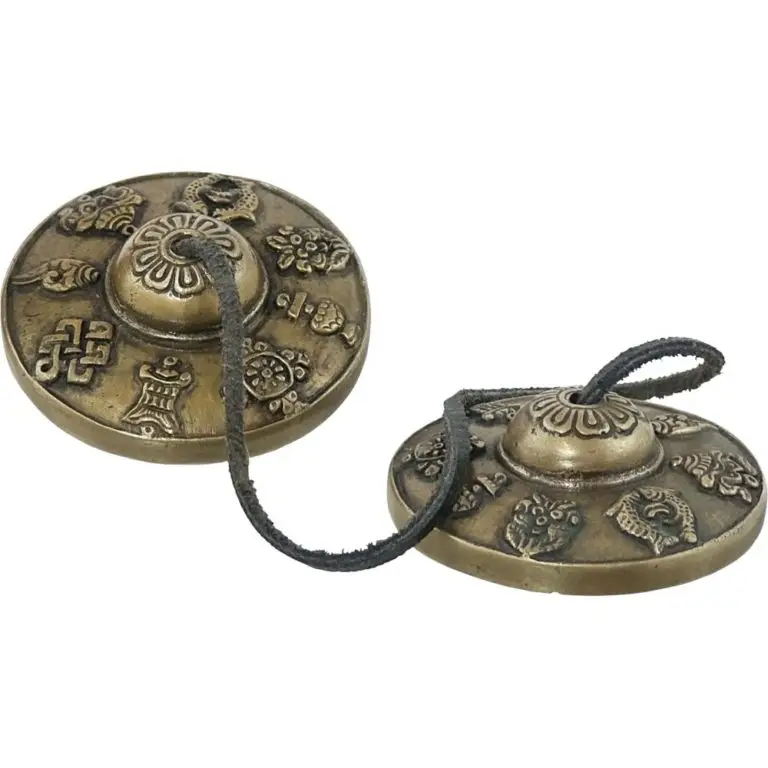 Tingshas Tibetan Small Eight Auspicious Symbols