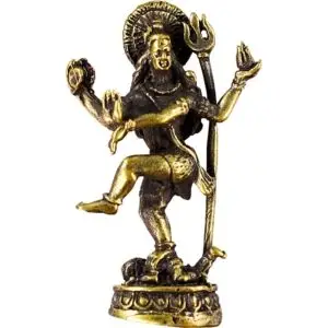 Mini Brass Figurine Dancing Shiva