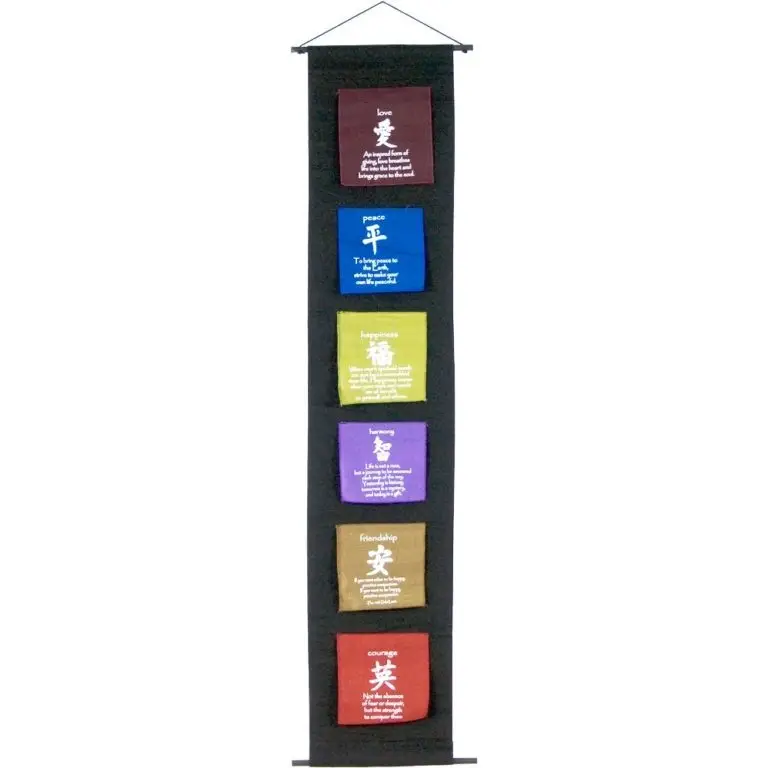 Wall Scroll Banner Cotton Flaps Six Wishes