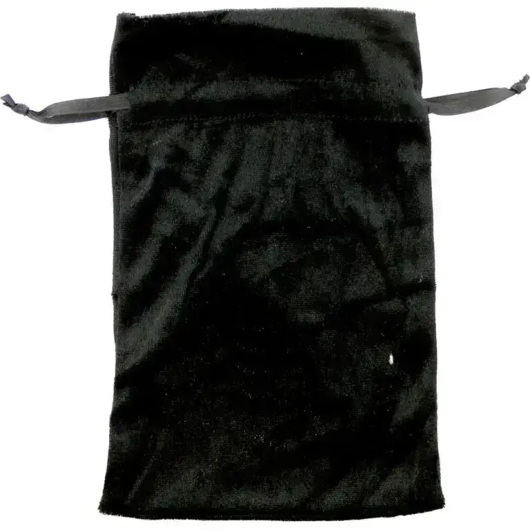 Pouch Unlined Velvet Bag 6x9 Black