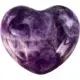 Gemstone Puffed Heart Amethyst