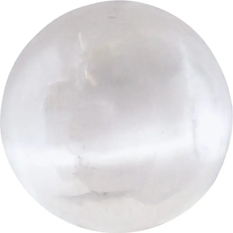 Selenite Gemstone Carving 2.5 to 3-inch Sphere