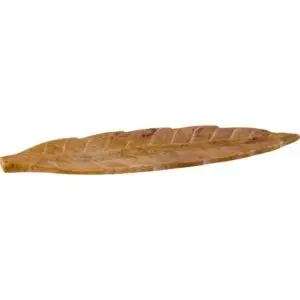 Carved Soapstone Leaf Incense Holder