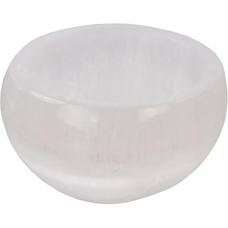 Selenite Gemstone Carving Small Bowl