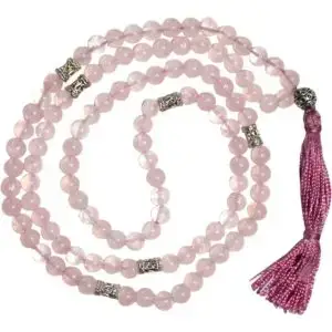 Mala Prayer Beads Rose Quartz 8mm