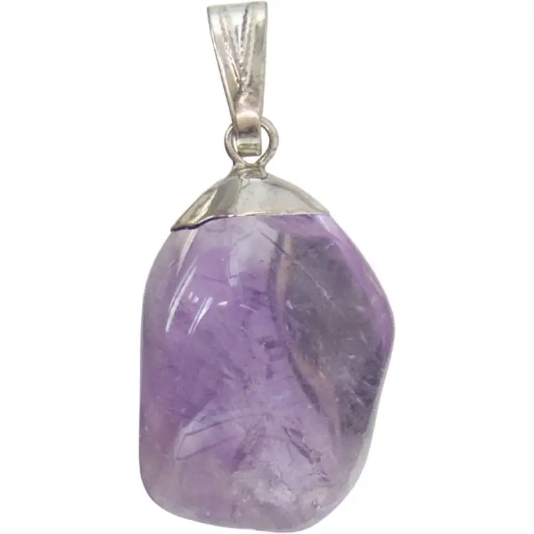 Tumbled Amethyst Pendant