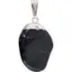 Tumbled Black Tourmaline Pendant