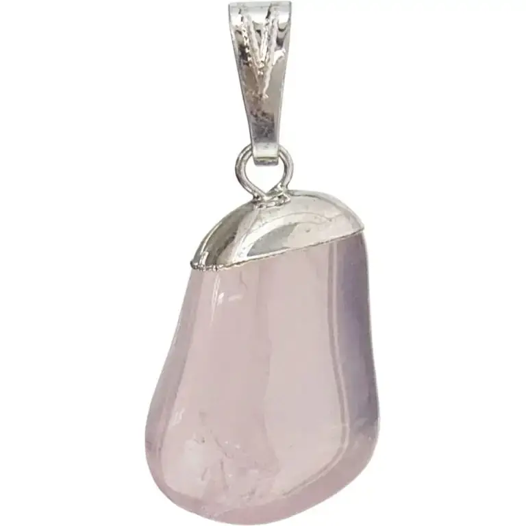 Tumbled Rose Quartz Pendant