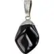 Tumbled Black Onyx Pendant