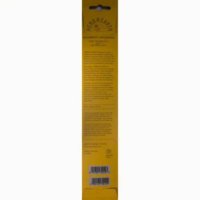 Herb & Earth Incense Bergamot