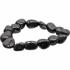 Bracelet Tumbled Stones Hematite