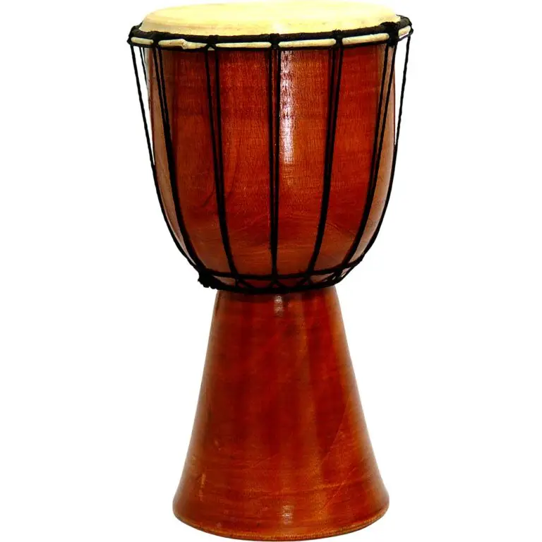 Drum Djembe Plain Mahogany Red Finish