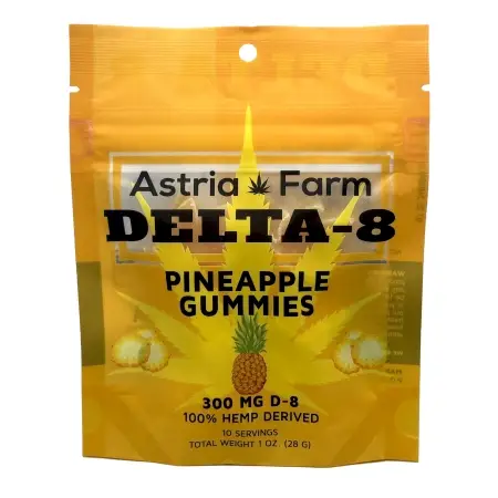 Astria Farm Delta 8 Gummies Pineapple