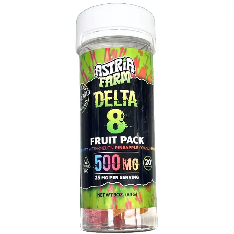 Astria Farm DELTA 8 Gummies Fruit Pack 500 mg