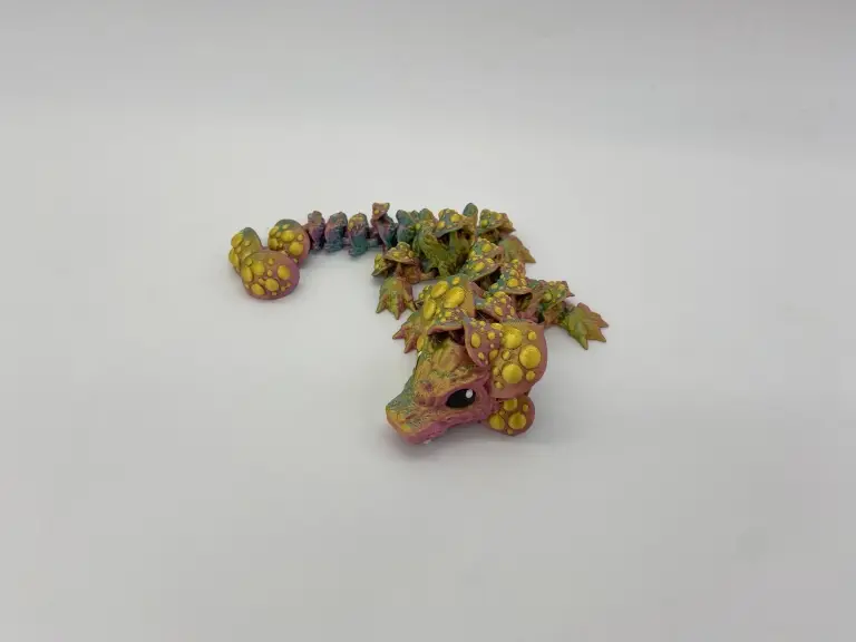 large mushroom dragon pink dawn