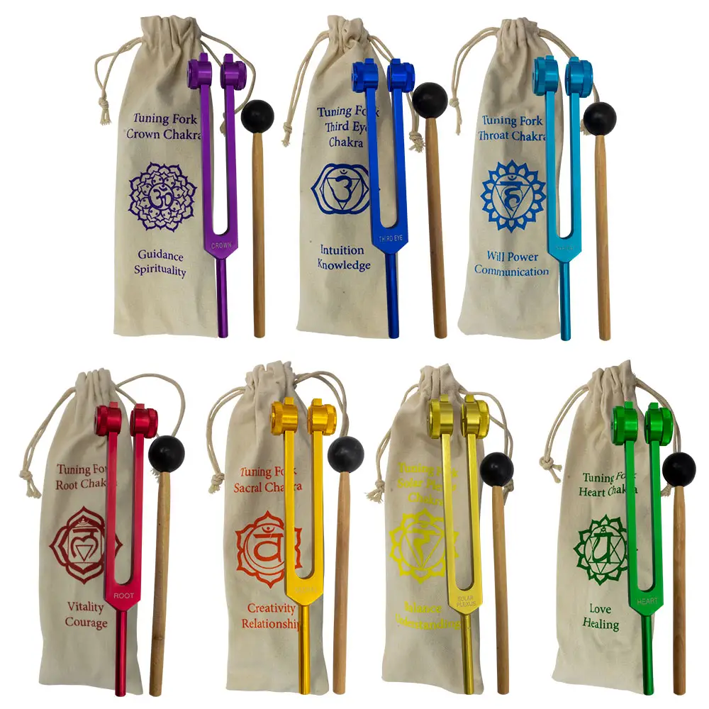 7 Chakra Tuning Fork Set