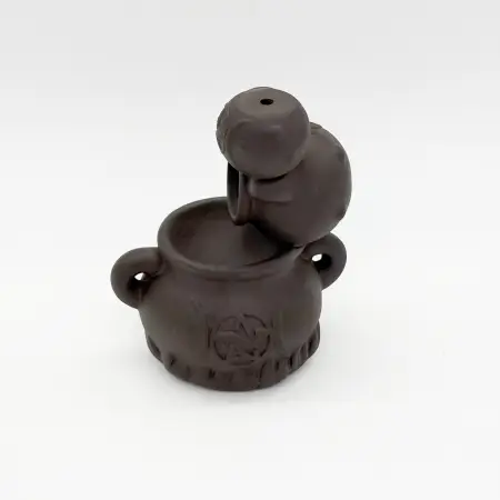 The Triple Cauldron Backflow Incense Holder
