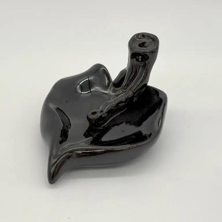 Ceramic Leaf Backflow Incense Holder