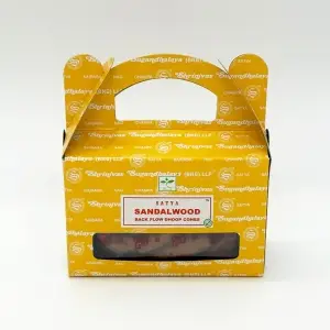 Backflow Incense Cones - Satya - Sandalwood