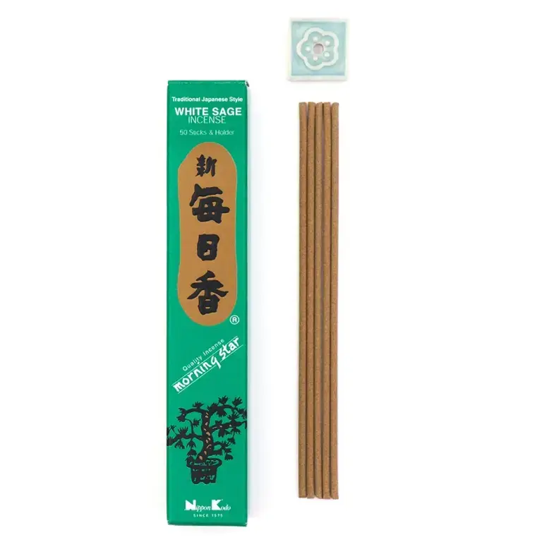 Morning Star Incense White Sage 50 Sticks
