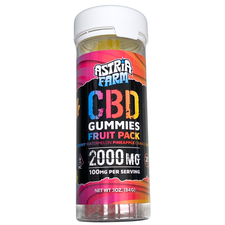 Astria Farm CBD Gummies Fruit Pack 2000MG