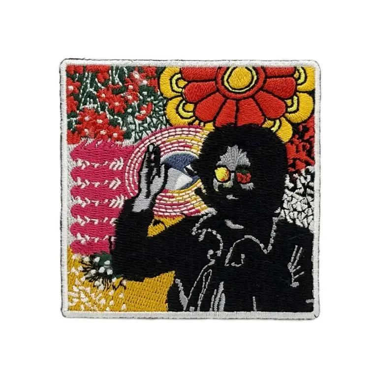 Groovy Florals Jerry Garcia Grateful Dead Iron-on Patch
