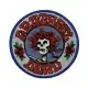 Skeleton and Roses Grateful Dead Iron-on Patch