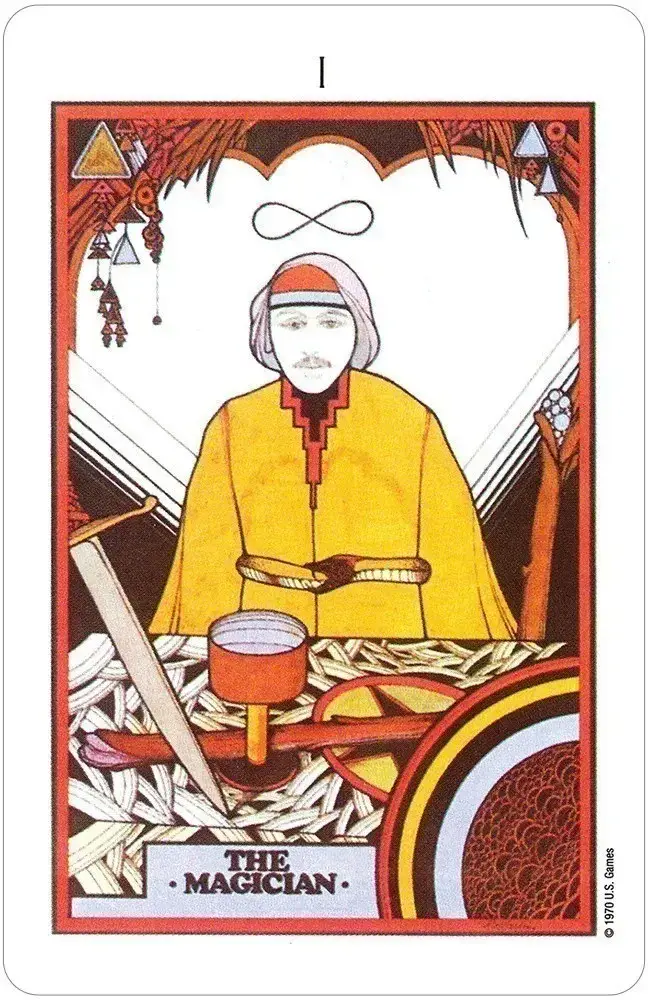 Aquarian Tarot - The Magician