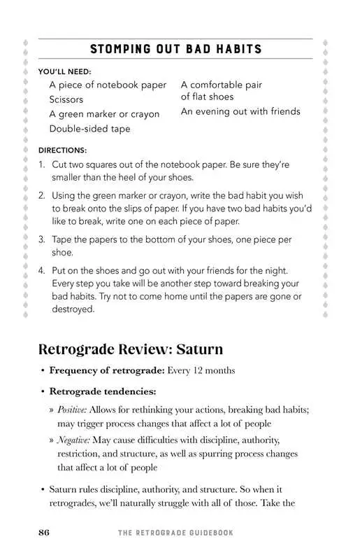 The Retrograde Guidebook 6