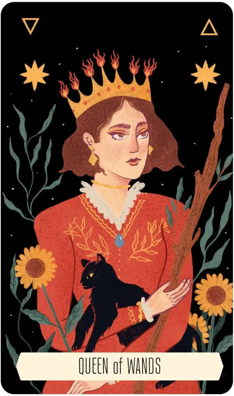 Zodiac Tarot - Queen of Wands