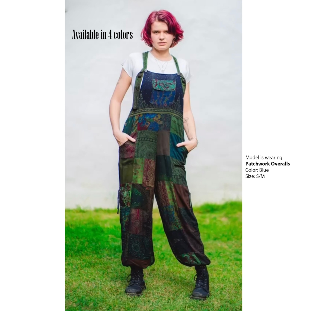 Patchwork Overalls