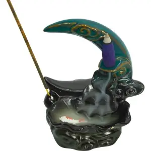 Dreamy Moon Koi Pond Backflow Incense Holder