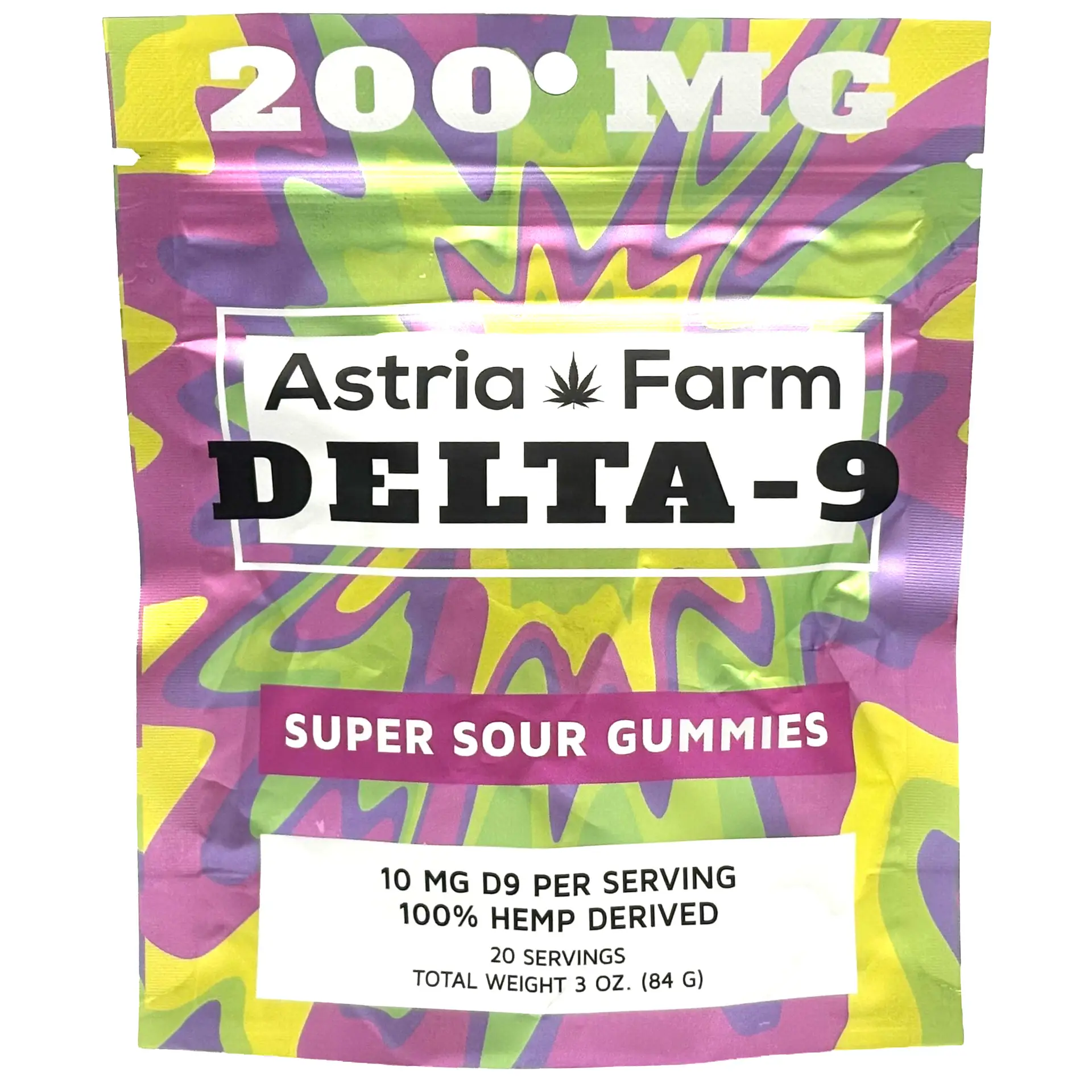 Astria Farm DELTA 9 Gummies Super Sour
