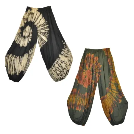 Tie Dye Flowy Boho Pant