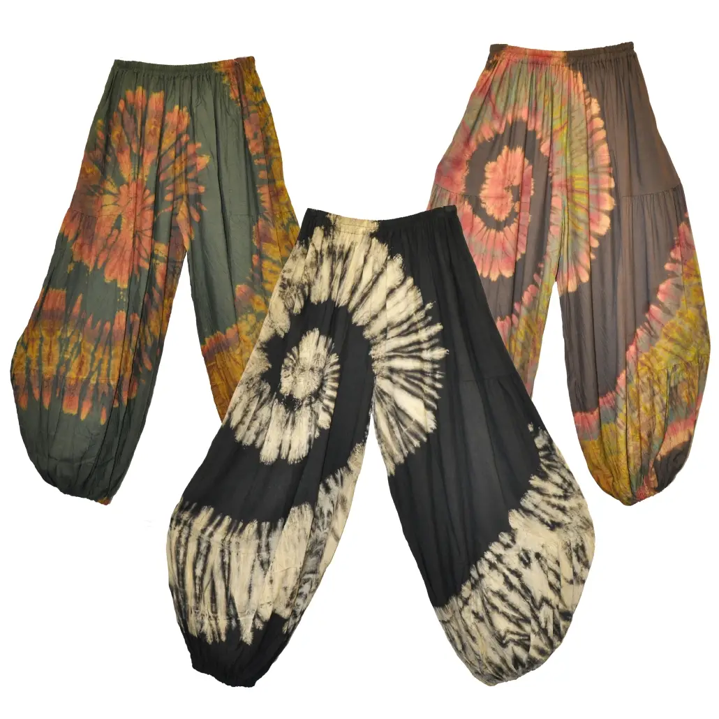 Tie Dye Flowy Boho Pant