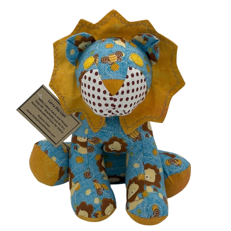 Larry The Lion Blue-01