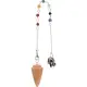 Moonstone Chakra Chain Pendulum