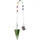 Green Aventurine Chakra Chain Pendulum