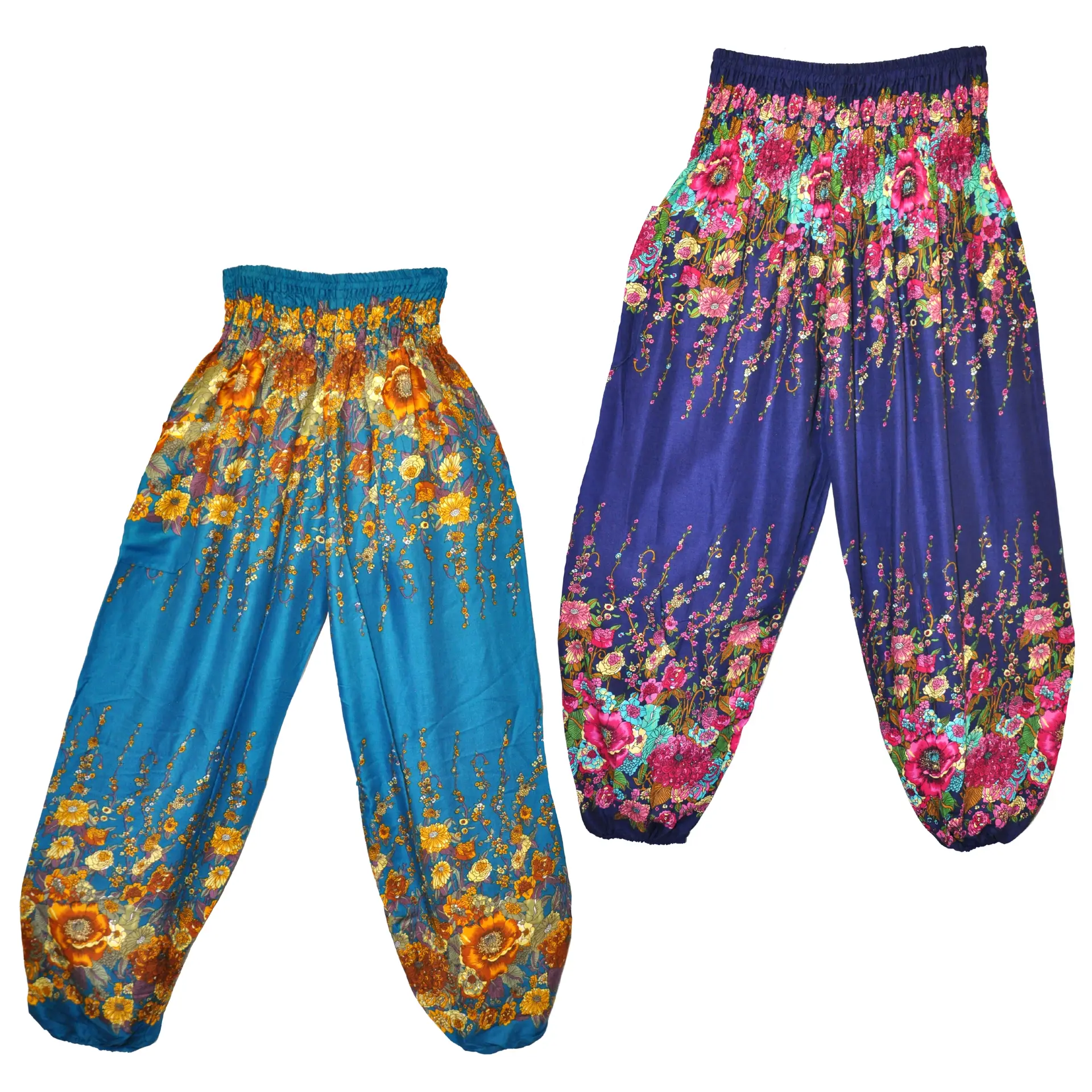 Floral Vine Harem Pants