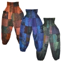 Patchwork Harem Pants